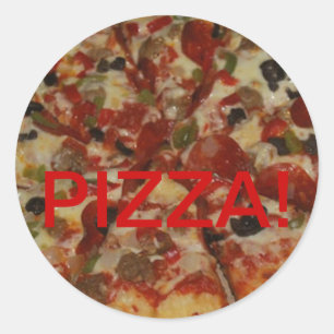 Adesivo Pizza Sticker . . Yum