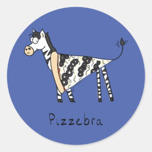 Adesivo Pizzebra Pizza Zebra Stickers