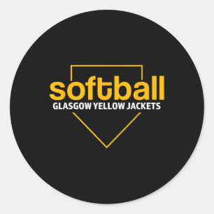 Adesivo Placa de Casa Softll Glasgow Yellow Jackets