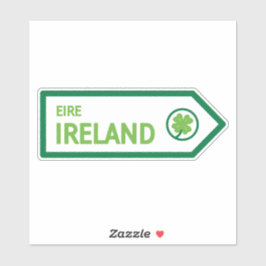 Adesivo Placa de Estrada da Irlanda