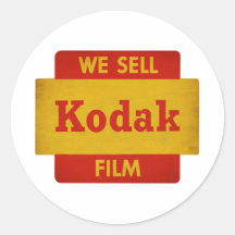 Placa de filme Kodak vintage