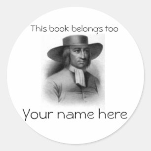 Adesivo Placa de livro de George Fox