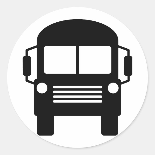 Adesivo placa de ônibus escolar (Frente)
