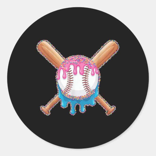 Adesivo Placa Home Plate legal para Baseball com Sprinkles (Frente)