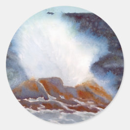 Adesivo Placa Onda Oceânica