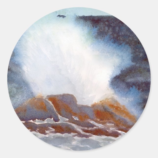 Adesivo Placa Onda Oceânica (Frente)