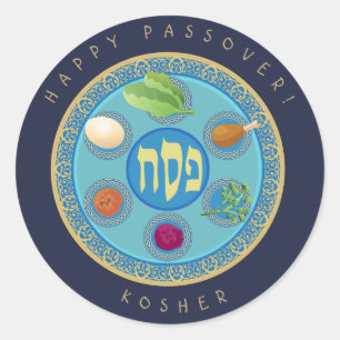Adesivo Placa Pesach Kosher do Passover