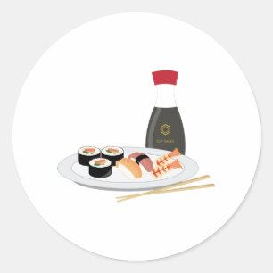 Adesivo Placa Sushi