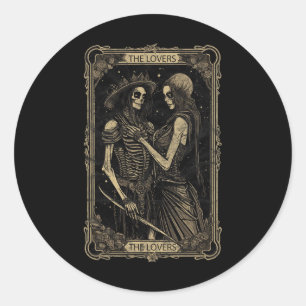 Adesivo Placa Tarot O Halloween Do Skeleton Do Gótico