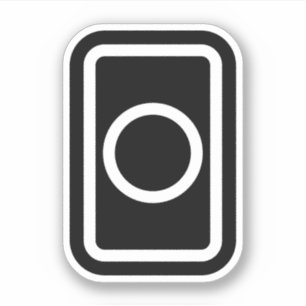 Adesivo Placa Zener   Círculo oco