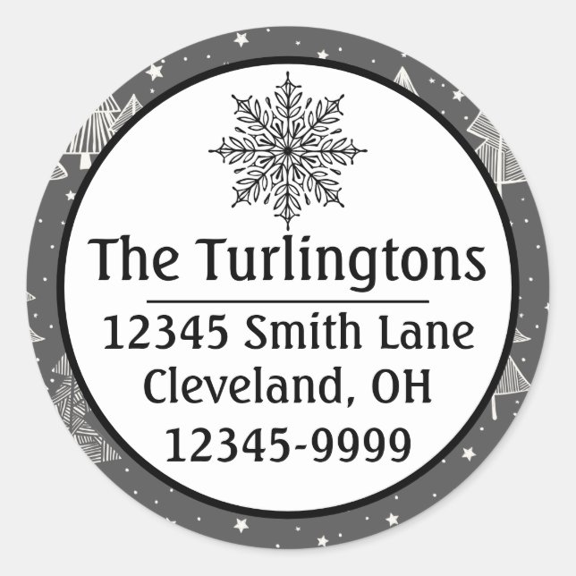 Adesivo Placas Alcalinas Manuscritas Árvores de Natal Nasc (Frente)