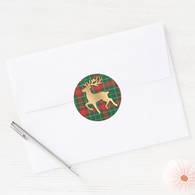 Adesivo Plaid Rena de Ouro Falso (Envelope)