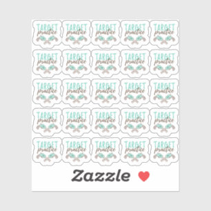 Adesivo Planejador da escala de tiro da arma da pistola da