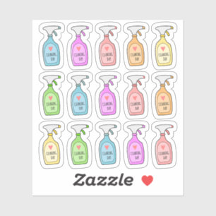 Adesivo Planejador de núcleos de tempo de limpeza de pulve