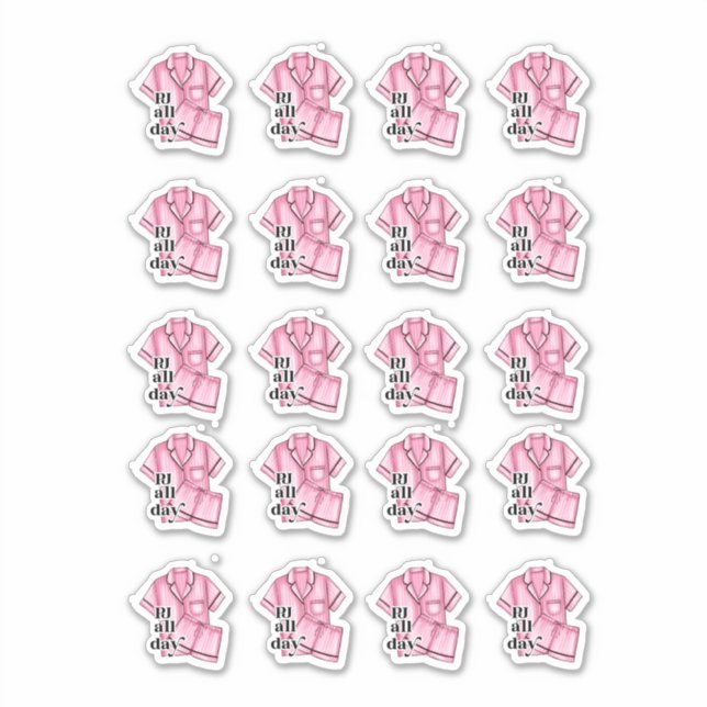 Adesivo Planejador de vestimenta noturno (Frente)