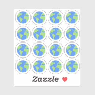 Adesivo Planejador de Viagem do Globo Terrestre Mapa Mundi