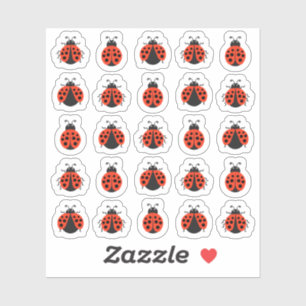 Adesivo Planejador Decorativo Joaninha Insetos de Jardim