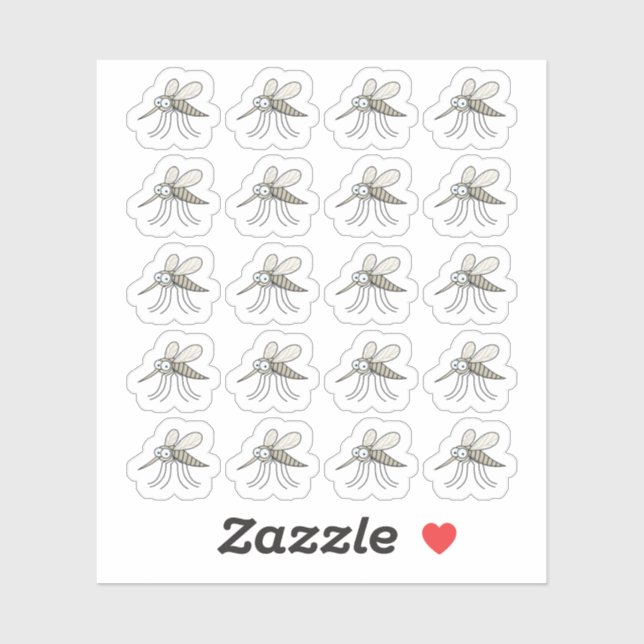 Adesivo Planejador Funcional de Mosquito (Folha)