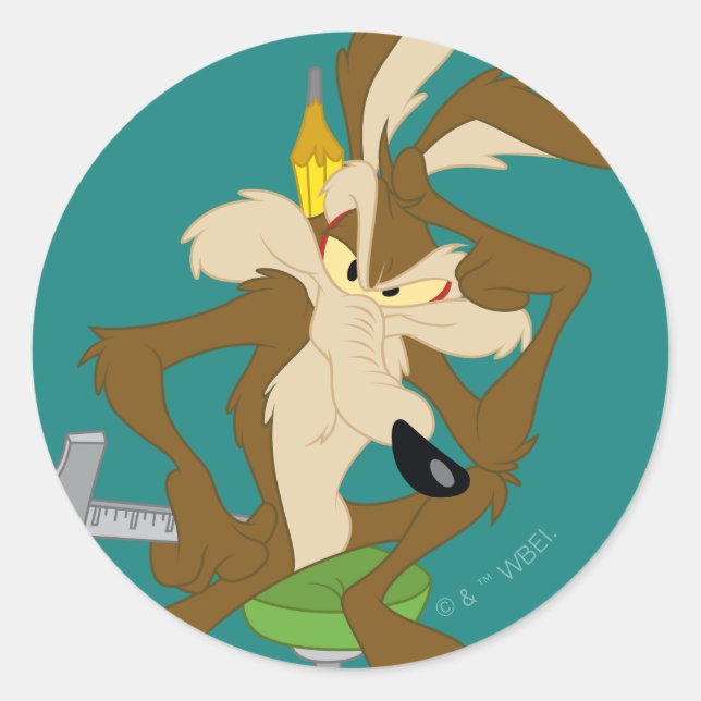 Adesivo Planejamento do WILE E. COYOTE™ (Frente)
