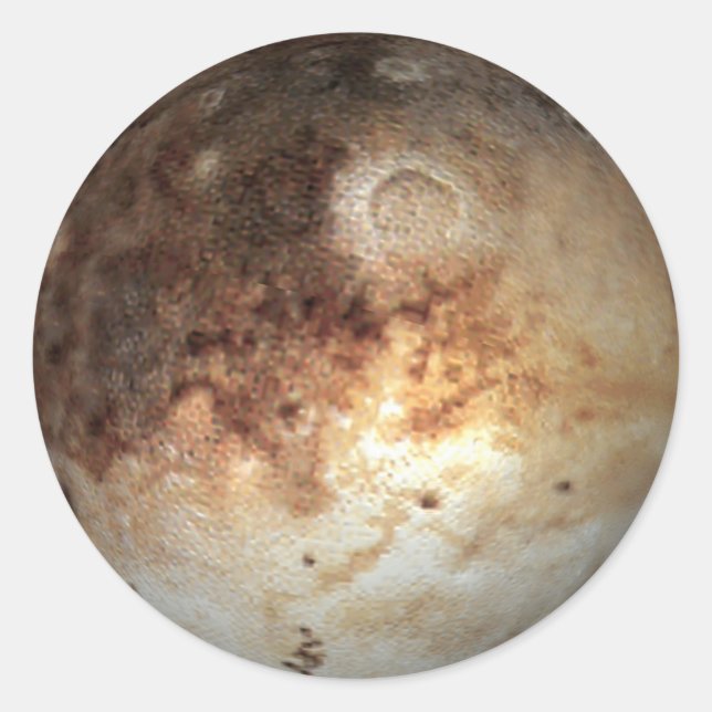 Adesivo PLANET PLUTO (sistema solar) ~ (Frente)