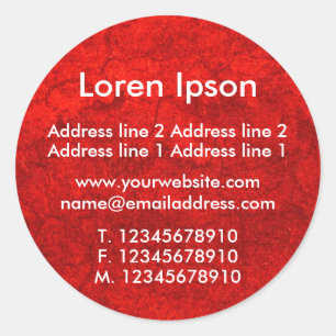 Adesivo Planet Red Business / Perfil