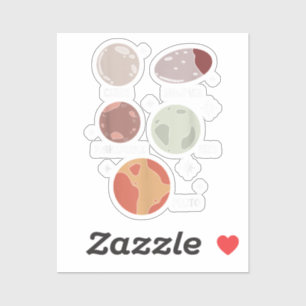 Adesivo Planeta Anão Solar Do Sistema Solar Exterior Para 