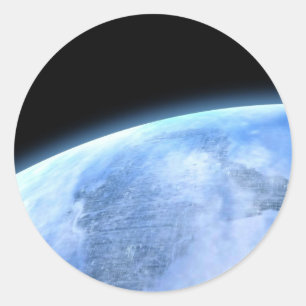 Adesivo planeta azul