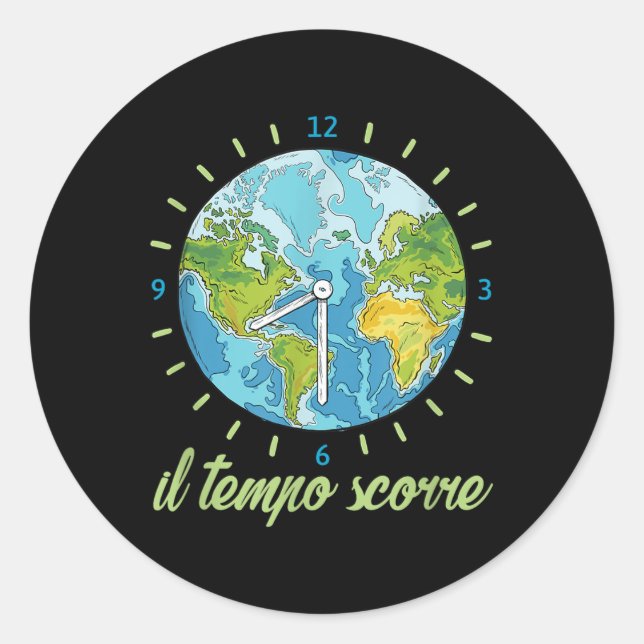 Adesivo Planeta-Mãe Proteção Ambiental Climática da Terra (Frente)