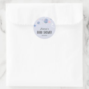 Adesivo planeta personalizado e estrela Round Sticker