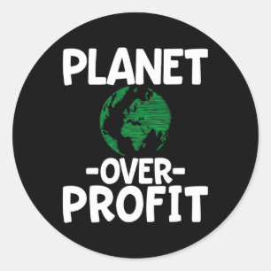 Adesivo Planeta Sobre Lucro