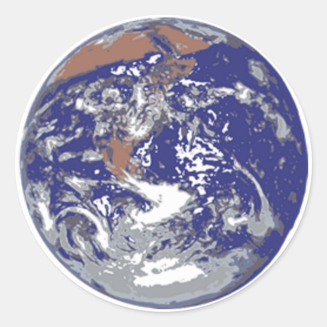 Adesivo Planeta Terra (Frente)