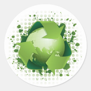ADESIVO PLANETA VERDE DO RECICLAR