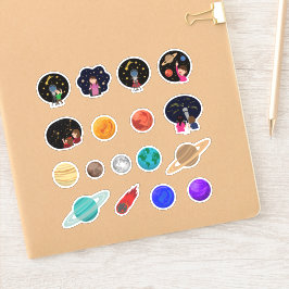 Adesivo Planetário Astronomia Crianças Planeta Educacional