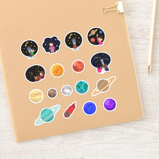 Adesivo Planetário Astronomia Crianças Planeta Educacional