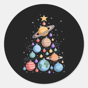 Adesivo Planetas do Sistema Solar Árvore de Natal Espaço F