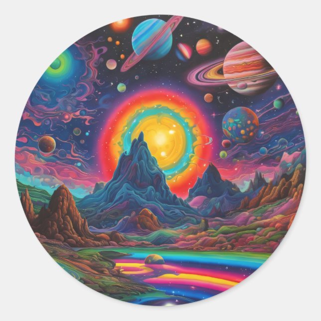Adesivo Planetas selvagens 2 (Frente)