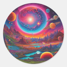 planetas selvagens arte psicodélica