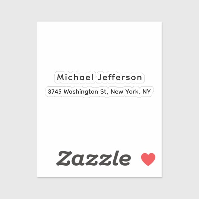 Adesivo Planície Elegante Clássica Única Branca Preta (Folha)