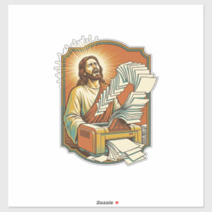 Adesivo Planilha Excel Jesus Imprimindo 50 Páginas em Bran