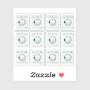 Adesivo Planner de núcleos de limpeza de máquinas de lavar