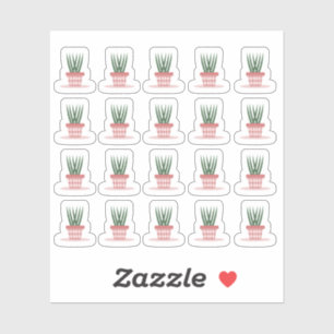 Adesivo Planner moderno de Cobra de plantas domésticas