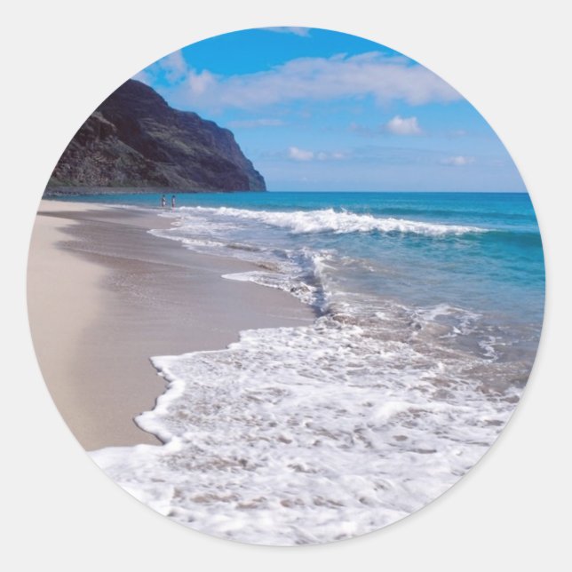 Adesivo Plano de Ação de Casamento de Praia (Frente)