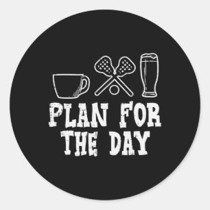 Adesivo Plano Para O Bebendo Do Café Lacrosse Beer Lax
