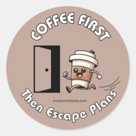 Adesivo Planos de Café Primeiro e Depois de Fuga