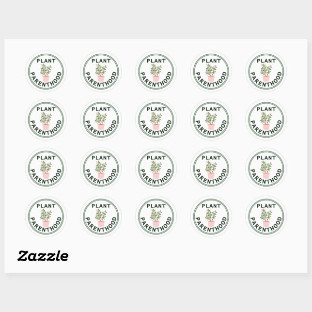 Adesivo Plant Parenthood Stickers (Folha)