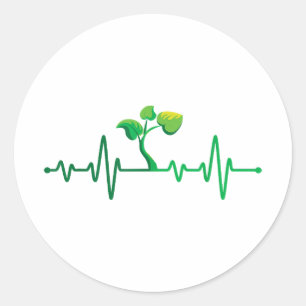 Adesivo Planta de batimento cardíaco - Jardinagem Botânica