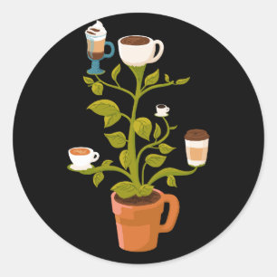 Adesivo Planta De Café