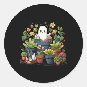 Adesivo Planta Fantasma Dama Halloween Planta de Jardinage