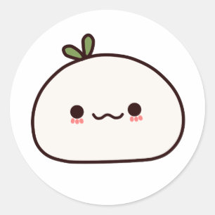 Adesivo Planta Kawaii Mochi