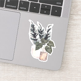 Adesivo Planta Potente - Vinheta Verde